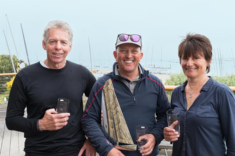 Colin Smith, Tom Hewitson and Jo Hewitson win the RS Elite Southern Area Championship photo copyright Alasdair McLeod taken at Hayling Island Sailing Club and featuring the RS Elite class