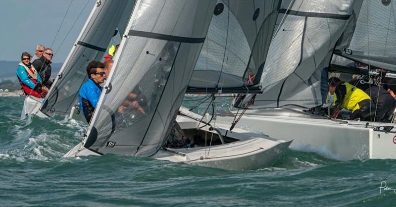 Day 2 of the RS Elite Regatta during Chichester Harbour Race Week photo copyright Peter Hickson taken at Chichester Yacht Club and featuring the RS Elite class