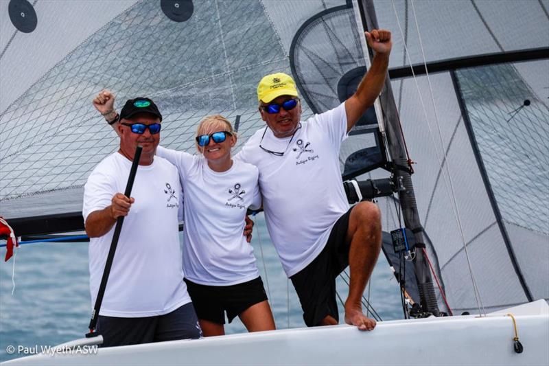 Victory in the RS Elite class for Geoffrey Pierini's Splice - Antigua Sailing Week - photo © Paul Wyeth / pwpictures.com