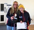 Holly Mitchell and Ella Jones win the RS Feva Winter Championship at the WPNSA © Chrissie Le Petit
