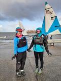 Arctic Penguins Edie Rodgers and Poppy Armstrong on day 2 of the West Kirby Sailing Club Arctic Series © Natasha Armstrong