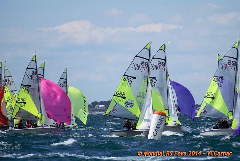 Allen RS Feva Worlds day 3 in Carnac photo copyright YCCarnac taken at Yacht Club de Carnac and featuring the RS Feva class