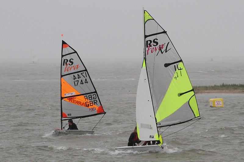 Pyefleet Week day 5 photo copyright Fiona Brown / www.fionabrown.com taken at Brightlingsea Sailing Club and featuring the RS Feva class