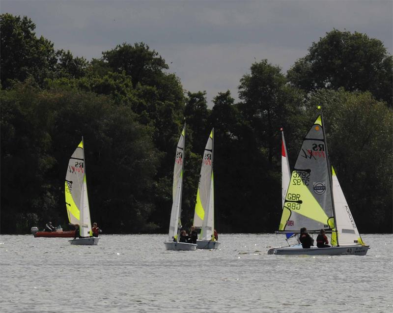 RYA North West Junior Travellers at Redesmere  photo copyright Peter Baldwin taken at Redesmere Sailing Club and featuring the RS Feva class