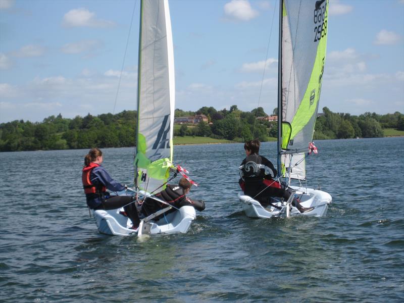 Fourth 'Get Racing' day at Draycote Water photo copyright Tim Fillmore taken at Draycote Water Sailing Club and featuring the RS Feva class