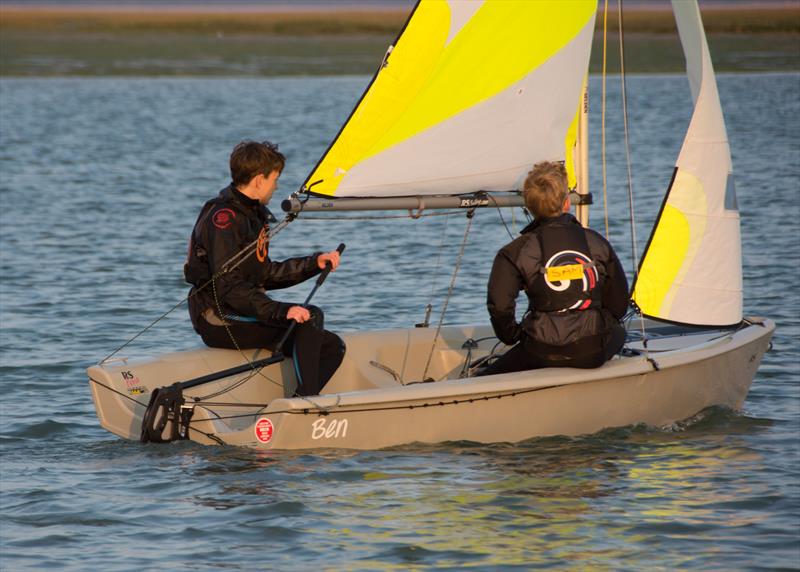 New boats at Tudor Sailing Club photo copyright Hannah Barnes taken at Tudor Sailing Club and featuring the RS Feva class