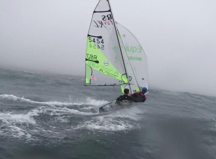 Appleby RS Feva Regatta at the Isle of Man photo copyright Cathy Rastrick taken at Isle of Man Yacht Club and featuring the RS Feva class