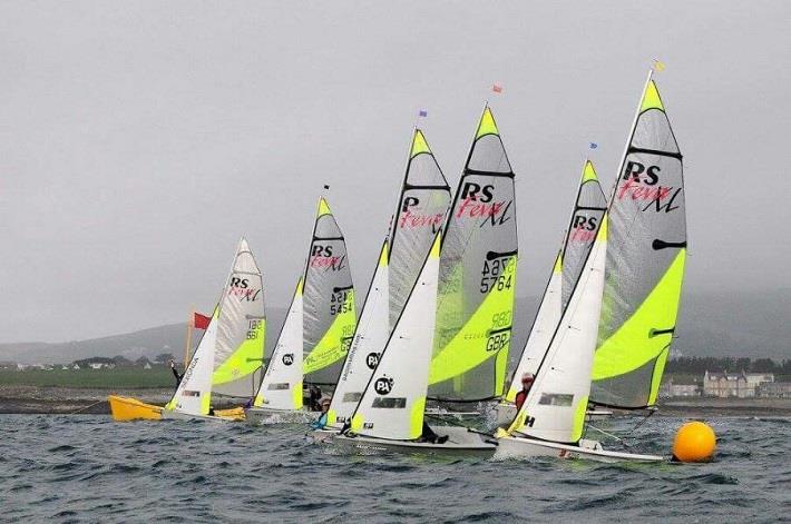 Appleby RS Feva Regatta at the Isle of Man photo copyright Cathy Rastrick taken at Isle of Man Yacht Club and featuring the RS Feva class