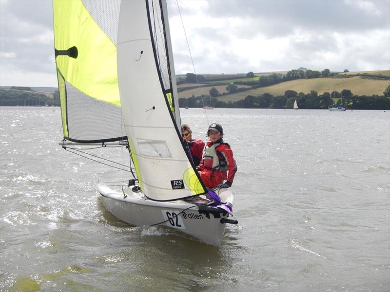 Junior open on the River Dart at Stoke Gabriel Boating Association photo copyright Nicholas James taken at Stoke Gabriel Boating Association  and featuring the RS Feva class