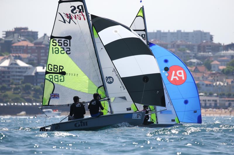 Final day of the RS Feva World Championships 2016 in Santander photo copyright Peter Newton / www.peternewton.zenfolio.com taken at Real Club Martimo de Santander and featuring the RS Feva class