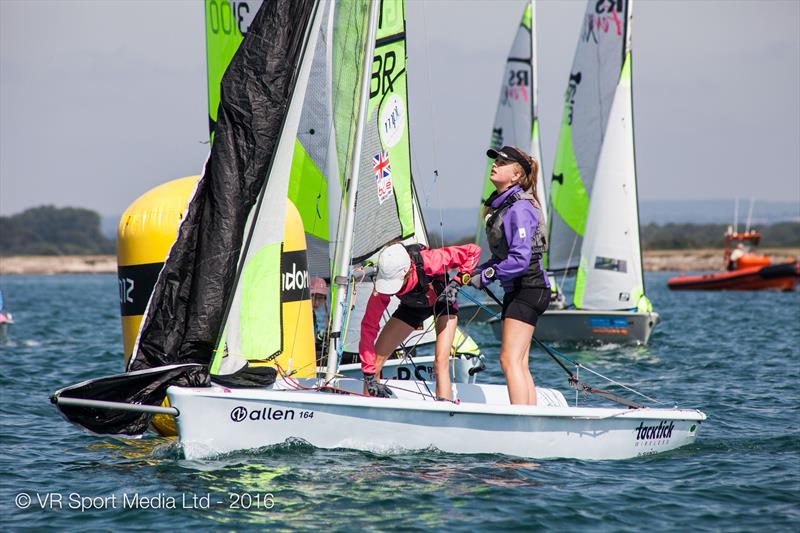 Chichester Harbour Race Week Day 2 photo copyright VR Sport Media taken at Hayling Island Sailing Club and featuring the RS Feva class