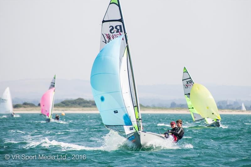 Chichester Harbour Race Week Day 3 photo copyright VR Sport Media taken at Hayling Island Sailing Club and featuring the RS Feva class