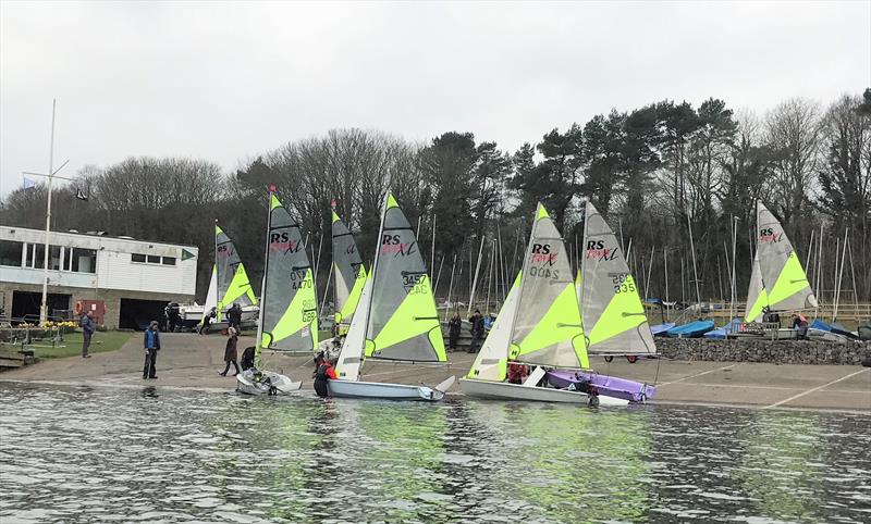 RS Feva South West Open Training at Chew Valley Lake photo copyright James Dowrick taken at Chew Valley Lake Sailing Club and featuring the RS Feva class