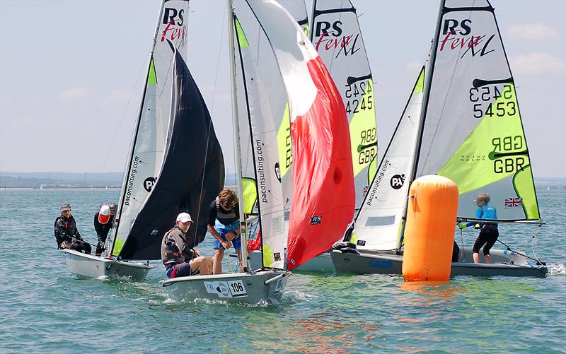 RS Fevas at Whistable YC photo copyright Nick Champion / www.championmarinephotography.co.uk taken at Whitstable Yacht Club and featuring the RS Feva class