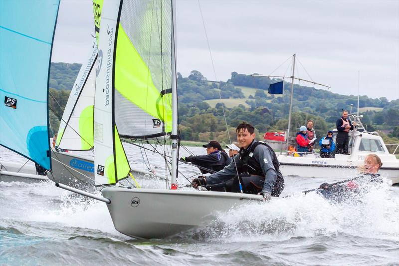 Tokio Marine HCC RS Feva Inlands at Chew Valley Lake photo copyright Andy Hook taken at Chew Valley Lake Sailing Club and featuring the RS Feva class