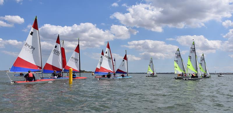 Blackwater Cadets Bart's Bash photo copyright Nigel Butler taken at Blackwater Sailing Club and featuring the RS Feva class