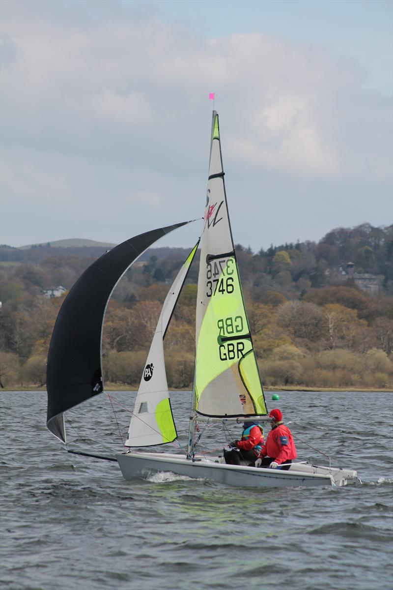 Great North Asymmetric Challenge photo copyright William Carruthers taken at Bassenthwaite Sailing Club and featuring the RS Feva class