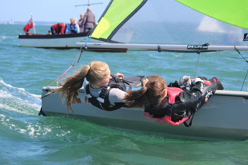 Keyhaven Week 2019 photo copyright Richard Dawson / Alison Boxall / Tom Compton taken at Keyhaven Yacht Club and featuring the RS Feva class