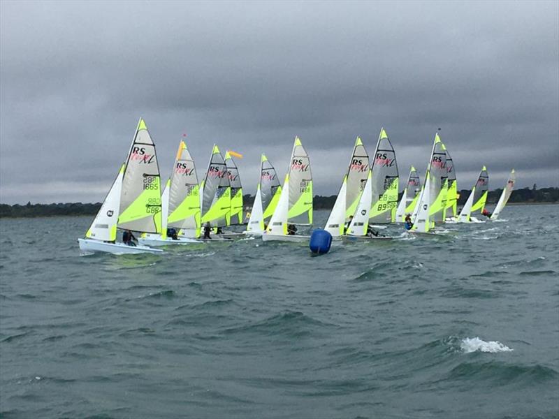 Lymington Junior Regatta photo copyright David Earl taken at Royal Lymington Yacht Club and featuring the RS Feva class