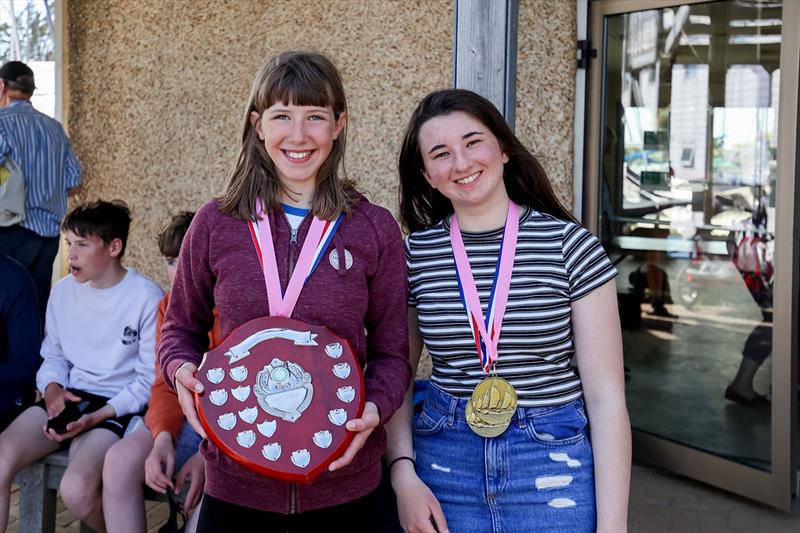 Millie Irish and Jess Powell win the 2021 UK RS Feva Nationals at Hayling Island - photo © Digital Sailing / www.digitalsailing.co.uk