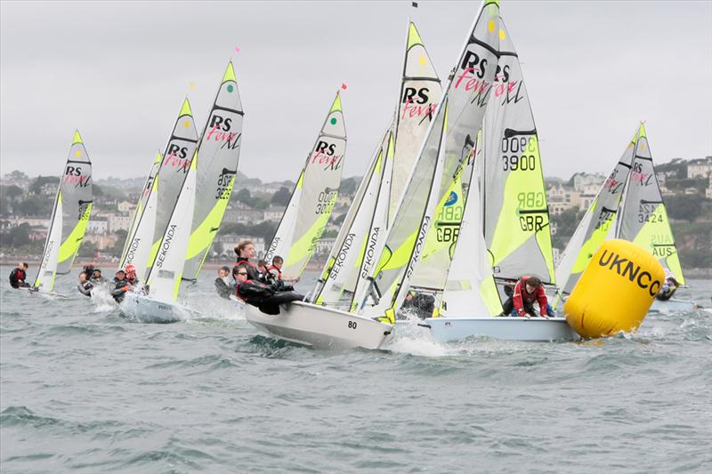 SEKONDA RS Feva Nationals at Torquay photo copyright Digital Images taken at Royal Torbay Yacht Club and featuring the RS Feva class