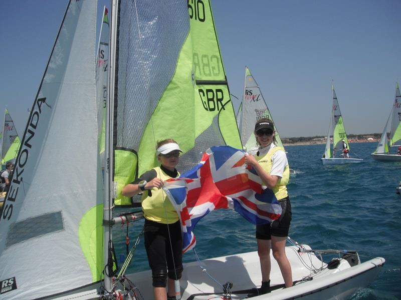 Hannah Bristow and Bobby Hewitt win the RS Feva World Chamoionship photo copyright UK RS Feva class taken at Compagnia della Vela Grosseto and featuring the RS Feva class