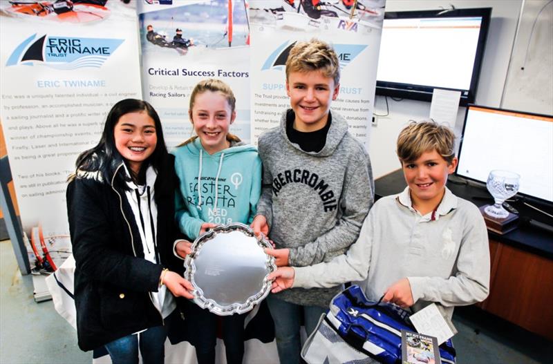 Junior fleet winners, RYA Eric Twiname Team Racing Championships photo copyright Paul Wyeth taken at Oxford Sailing Club and featuring the RS Feva class