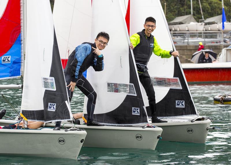 Boase Cohen & Collins Interschool Sailing Festival 2019 photo copyright RHKYC / Guy Nowell taken at Royal Hong Kong Yacht Club and featuring the RS Feva class