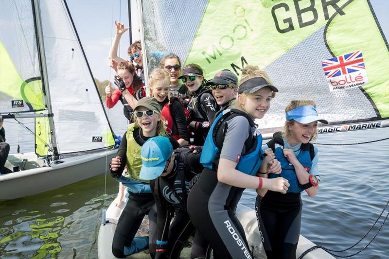 Eric Twiname Junior Championships 2018 photo copyright Nick Dempsey / RYA taken at Rutland Sailing Club and featuring the RS Feva class