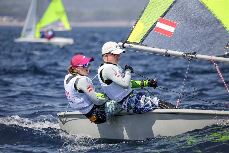 Day 4 of the 2019 RS Feva World Championships, Follonica Bay, Italy photo copyright Digital Sailing taken at Gruppo Vela L.N.I. Follonica and featuring the RS Feva class