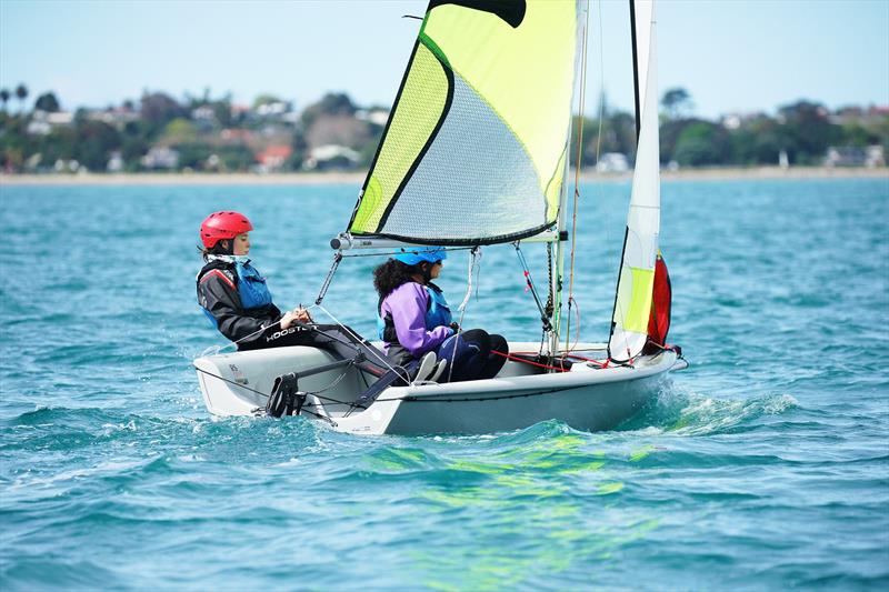 RS Feva North Island Championships, October 2019 photo copyright NZ Sailcraft taken at Manly Sailing Club and featuring the RS Feva class