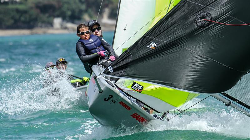 RS Feva 2020 NZ National Championship, Wakatere Boating Club - December 13, 2020 photo copyright Richard Gladwell / Sail-World.com taken at Wakatere Boating Club and featuring the RS Feva class