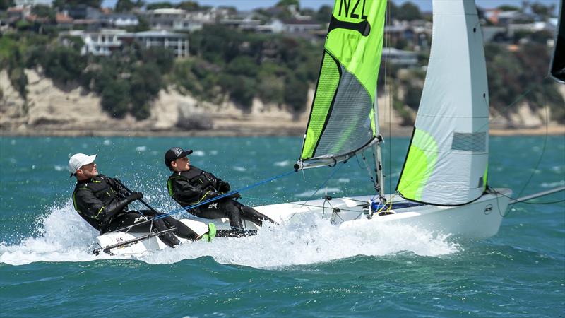 RS Feva 2020 NZ National Championship, Wakatere Boating Club - December 13, 2020 - photo © Richard Gladwell / Sail-World.com