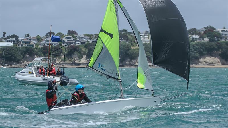 RS Feva 2020 NZ National Championship, Wakatere Boating Club - December 13, 2020 photo copyright Richard Gladwell / Sail-World.com taken at Wakatere Boating Club and featuring the RS Feva class