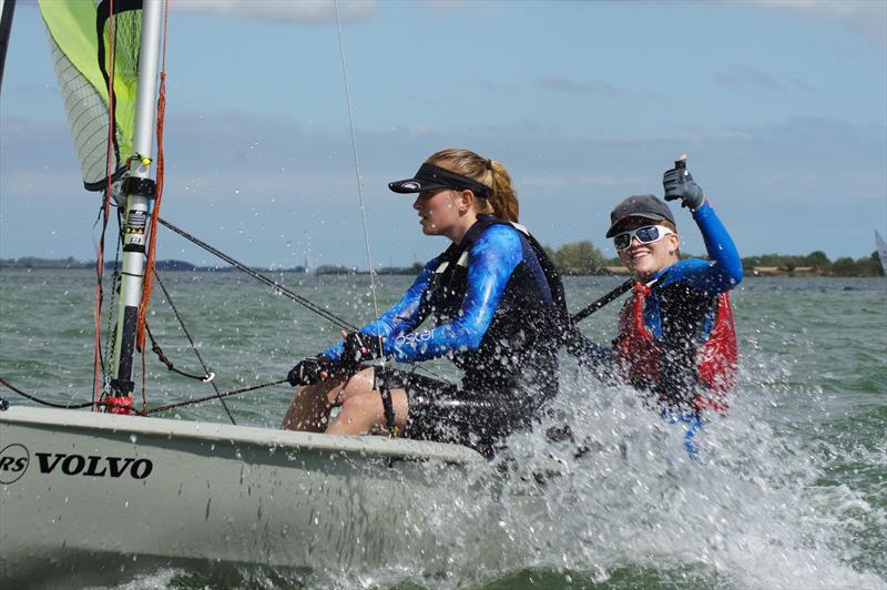 Dinghy sailing at Blackwater Sailing Club photo copyright Ian Johnson taken at Blackwater Sailing Club and featuring the RS Feva class