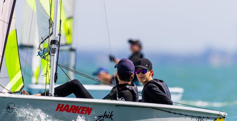 2022 RS Feva NZ Nationals - Maretai - April 2022 photo copyright Adam Mustill taken at  and featuring the RS Feva class