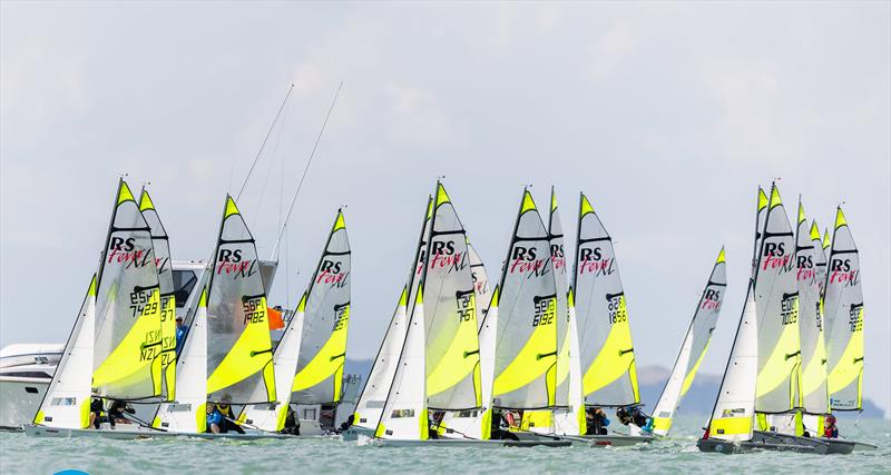 2022 RS Feva NZ Nationals - Maretai - April 2022 photo copyright Adam Mustill taken at  and featuring the RS Feva class