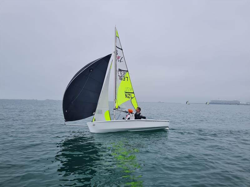 NZ Team RS Feva Worlds - Weymouth UK - July 2022 photo copyright NZ RS Feva Class taken at Weymouth & Portland Sailing Academy and featuring the RS Feva class