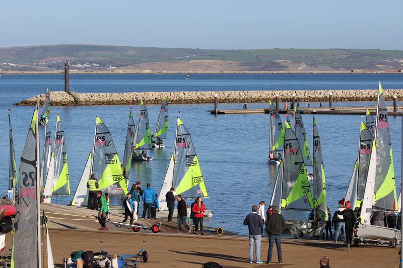 Rooster RS Feva GP3 Winter Championship at the WPNSA photo copyright Steven Angell taken at Weymouth & Portland Sailing Academy and featuring the RS Feva class