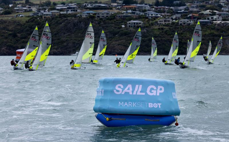 South Island RS Feva Championships - part of the Inspire RS Sailing program - ITM New Zealand Sail Grand Prix in Christchurch photo copyright Felix Diemer/SailGP taken at Naval Point Club Lyttelton and featuring the RS Feva class