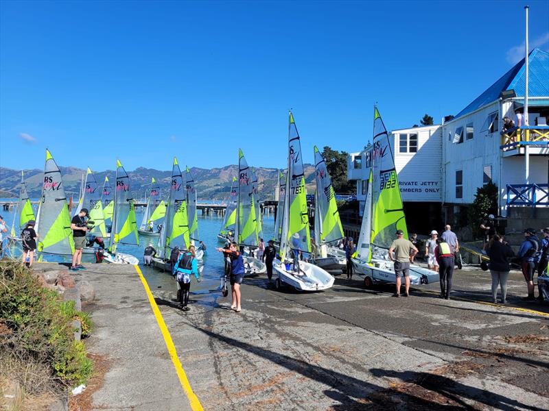 South Island RS Feva Championships - part of the Inspire RS Sailing program - ITM New Zealand Sail Grand Prix in Christchurch photo copyright NZ RS Feva Assoc taken at Naval Point Club Lyttelton and featuring the RS Feva class