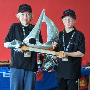 Spring Champions (l-r) Ben Greenhalgh & Tom Sinfield from Port Dinorwic Sailing Club at RS Feva Grand Prix Round 4 at Draycote Water - photo © Andrew Green