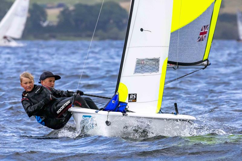 The Whitehead Brothers finish as first Juniors in the 61st Lord Birkett Memorial Trophy at Ullswater  photo copyright Tim Olin / www.olinphoto.co.uk taken at Ullswater Yacht Club and featuring the RS Feva class