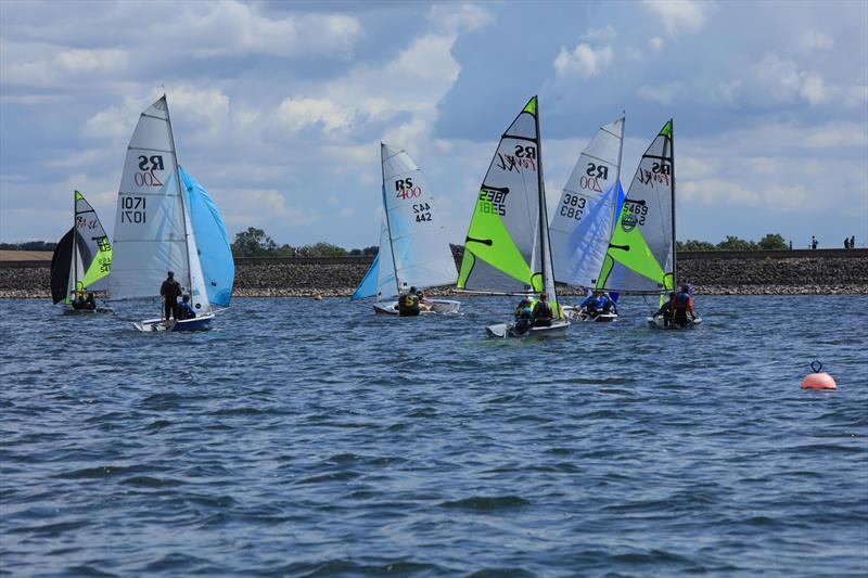NSSA National Youth Regatta Day 2 photo copyright John Cunliffe taken at Draycote Water Sailing Club and featuring the RS Feva class