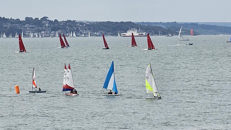 Hill Head SC Cadet Dinghy Week photo copyright Priscilla Thornber taken at Hill Head Sailing Club and featuring the RS Feva class