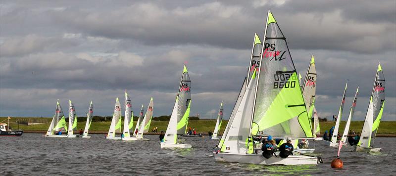 RS Feva GP2 at Cardiff Bay photo copyright Richard Mills taken at Cardiff Bay Yacht Club and featuring the RS Feva class