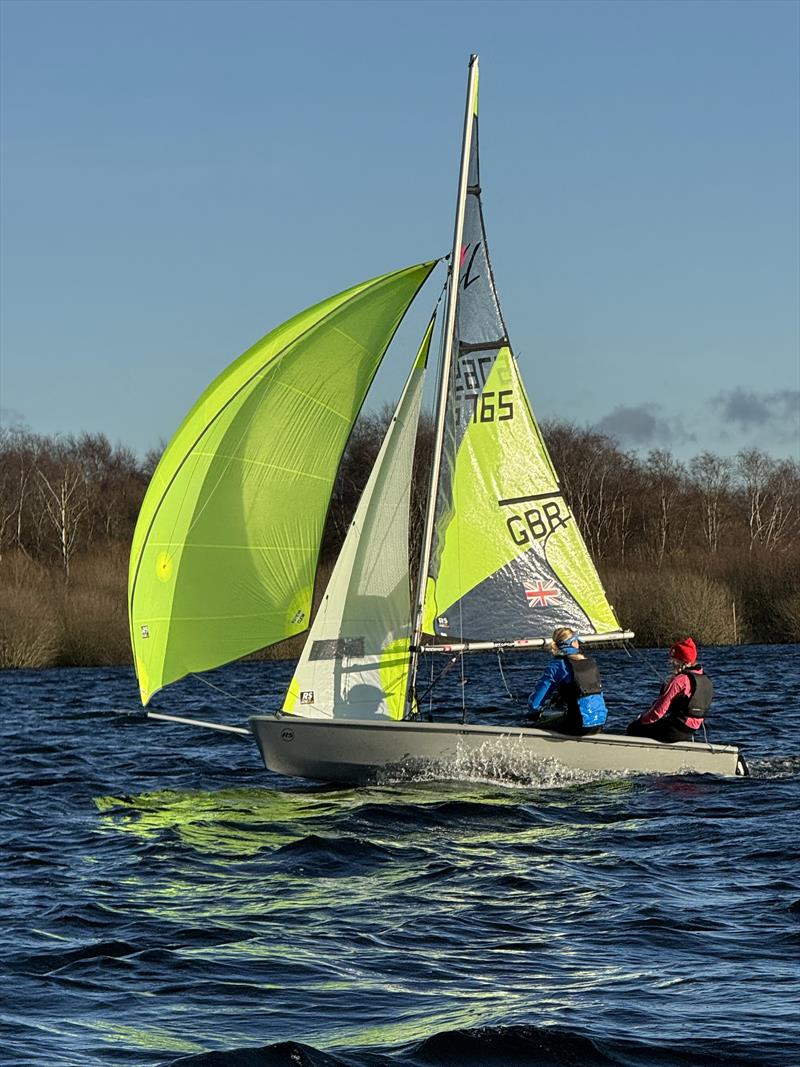 Chase Sailing Club Polar Pursuit Race 2023 photo copyright Dave Watkins taken at Chase Sailing Club and featuring the RS Feva class