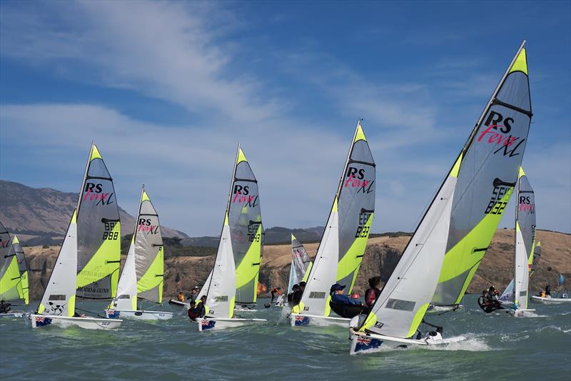 RS Fevas racing in the SailGP Inspire program - Lyttelton - March 22, 2024 - photo © Justin Mitchell