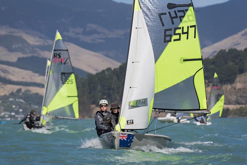 RS Fevas racing in the SailGP Inspire program - Lyttelton - March 22, 2024 - photo © Justin Mitchell