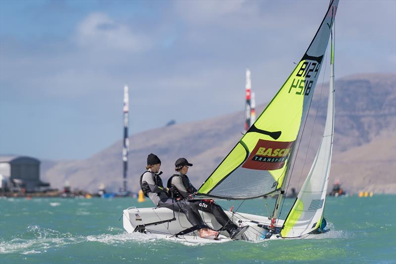 RS Fevas racing in the SailGP Inspire program - Lyttelton - March 22, 2024 - photo © Justin Mitchell